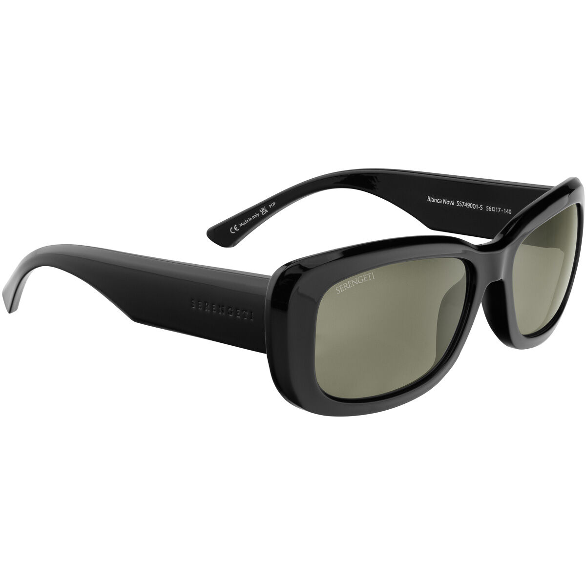 BIANCA NOVA, Shiny Black-Mineral Polarized 555nm Cat 3 to 3, hi-res image number null